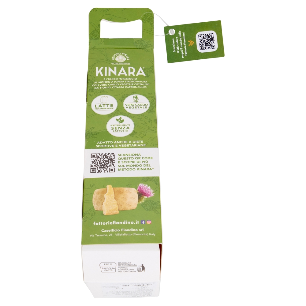 Le Fattorie Fiandino Kinara Formaggio a Lunga Stagionatura 0,500 kg